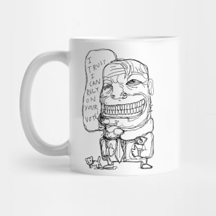 Electioneering Illustrated Lyrics Mug